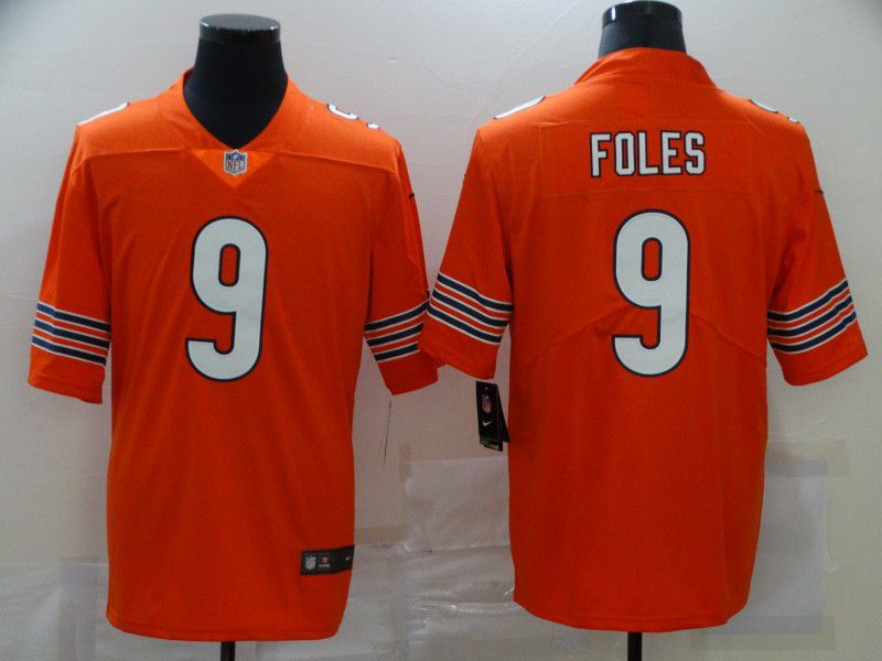 Men Chicago Bears #9 Foles Orange Nike Vapor Untouchable Limited 2020 NFL Nike Jerseys->tampa bay buccaneers->NFL Jersey